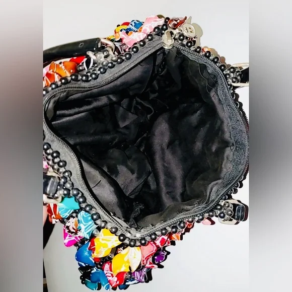 Handmade Beaded African Hobo Handbag | EUC | Completely Made & Sowed by Hand - Picture 5 of 14